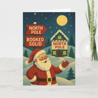 Cartes Pour Fêtes Annuelles Pôle Nord Complètement Réservé - Lueur de Minuit