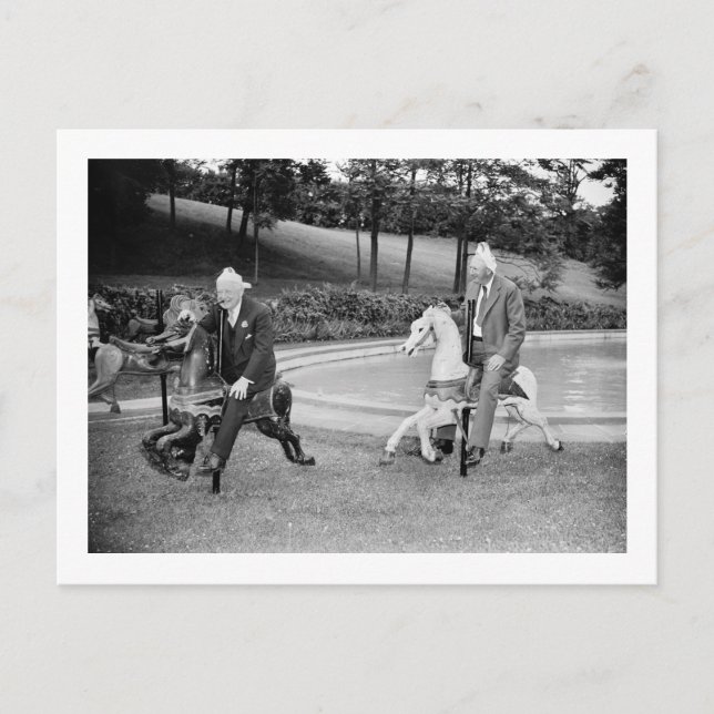 Cartes Pour Fêtes Annuelles Politique Merry-Go-Round, 1938 (Devant)