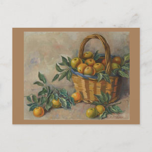 Cartes Pour Fêtes Annuelles Pommes en panier - Zenaida Serebriakova