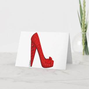 Cartes Pour Fêtes Annuelles Pompe de rubis de Dorothy