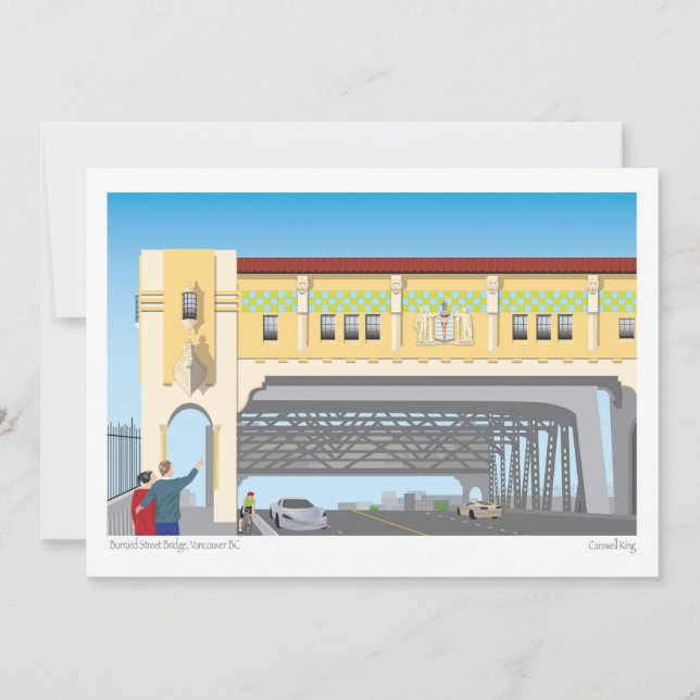 Cartes Pour Fêtes Annuelles Pont Burrard (Devant)