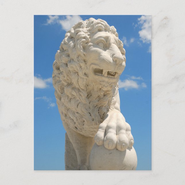 Cartes Pour Fêtes Annuelles Pont des lions statue St Augustine, Floride (Devant)