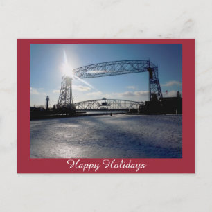 Cartes Pour Fêtes Annuelles Pont élévateur de voeux de fêtes