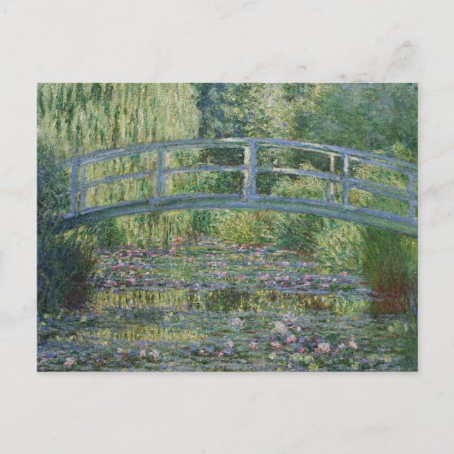 Cartes Pour Fêtes Annuelles Pont nénuphar et japonais (Devant)