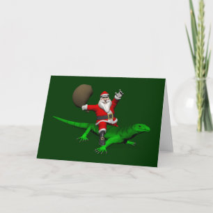 Cartes Pour Fêtes Annuelles Pont vert du Père Noël