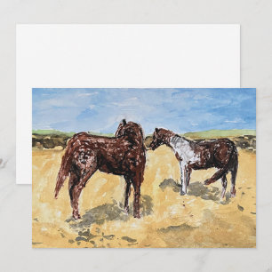 Cartes Pour Fêtes Annuelles Ponts à Assateague Island Flat Holiday Card