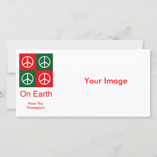 Cartes Pour Fêtes Annuelles Pop Art Christmas PEACE