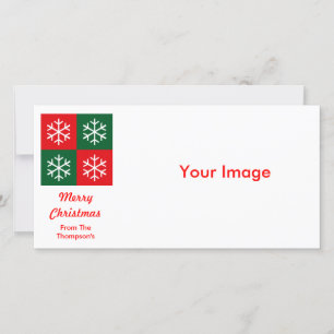Cartes Pour Fêtes Annuelles Pop Art Snowflakes