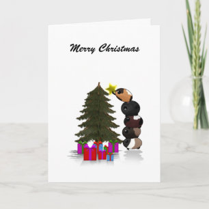Cartes Pour Fêtes Annuelles Porcs de pomme de terre - Joyeux Noël