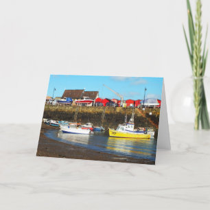 Cartes Pour Fêtes Annuelles port de Rozel à marée basse, Jersey