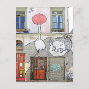 Cartes Pour Fêtes Annuelles Porte d'art de la rue Valparaiso Chile