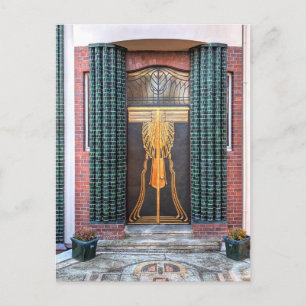 Cartes Pour Fêtes Annuelles Porte Jugenstil
