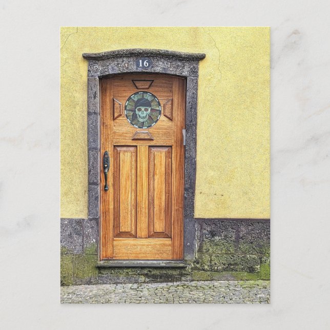 Cartes Pour Fêtes Annuelles Porte pirate (Devant)