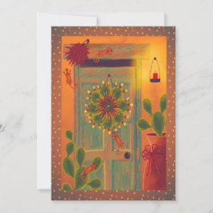 Cartes Pour Fêtes Annuelles Porte sud-ouest personnalisée