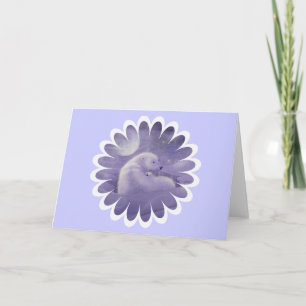 Cartes Pour Fêtes Annuelles Portes polaires d'hiver douces