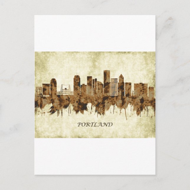 Cartes Pour Fêtes Annuelles Portland Oregon (Devant)