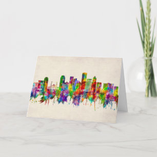 Cartes Pour Fêtes Annuelles Portland Oregon Skyline