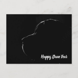 Cartes Pour Fêtes Annuelles Portrait moderne de Grand Danois