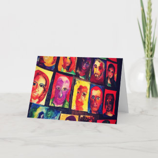 Cartes Pour Fêtes Annuelles Portraits