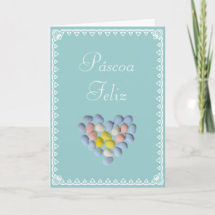 Cartes Pour Fêtes Annuelles Portugais : Oeufs de pâques/Ovos de Páscoa