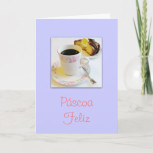 Cartes Pour Fêtes Annuelles Portugais : Páscoa Feliz/Joyeuses Pâques