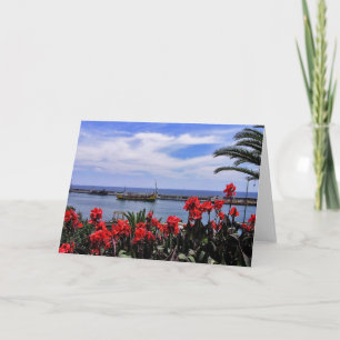 Cartes Pour Fêtes Annuelles (Portugal) Vacances à Funchal, Madeira Card