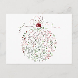 Cartes Pour Fêtes Annuelles PostCard de Christmas