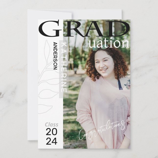 Cartes Pour Fêtes Annuelles Poster d'études supérieures photo styled (Devant)