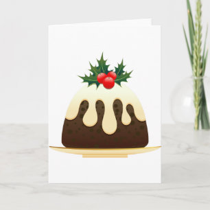 Cartes Pour Fêtes Annuelles pouding de noël