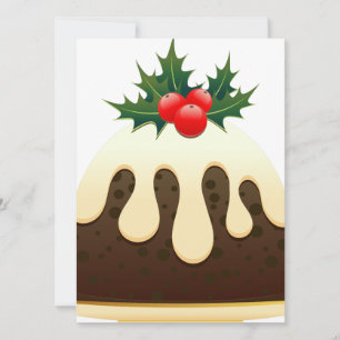 Cartes Pour Fêtes Annuelles pouding de noël