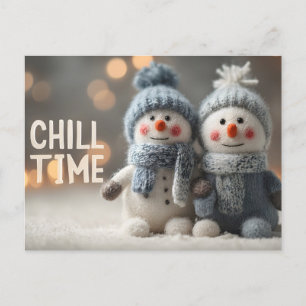 Cartes Pour Fêtes Annuelles Poupées moelleuses motoneiges mignonnes avec Casqu