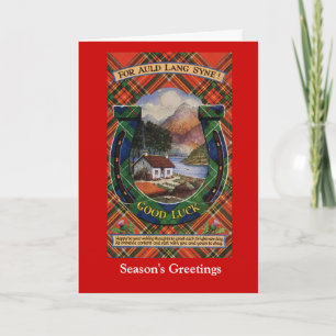 Cartes Pour Fêtes Annuelles Pour Auld Lang Syne, Bonne Chance