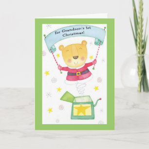 Cartes Pour Fêtes Annuelles Pour ęr Noël du petit-fils