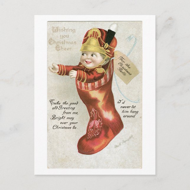 Cartes Pour Fêtes Annuelles Pour la belle de Noël (Devant)