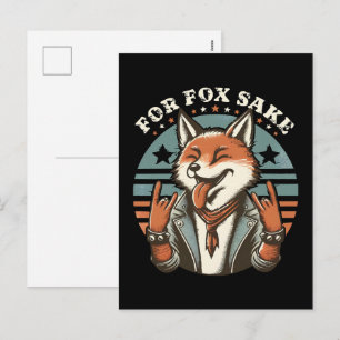 Cartes Pour Fêtes Annuelles Pour l'amour du renard