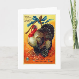Cartes Pour Fêtes Annuelles Pour le thanksgiving de fils et de famille