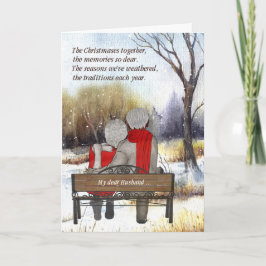 Cartes Pour Fêtes Annuelles pour mari couple senior afro-américain