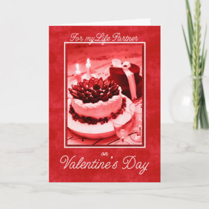 Cartes Pour Fêtes Annuelles pour partenaire à vie le jour de la Saint Valentin