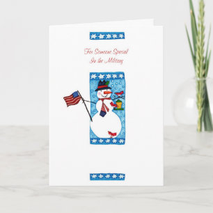 Cartes Pour Fêtes Annuelles Pour quelqu'un spécial dans les militaires