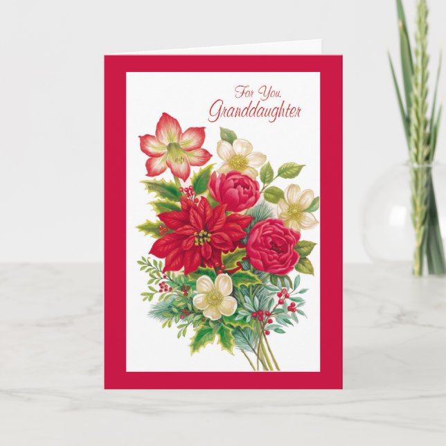 Cartes Pour Fêtes Annuelles Pour Toi, Petite-fille (Devant)