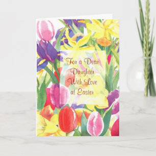 Cartes Pour Fêtes Annuelles Pour une chère fille avec amour chez Pâques