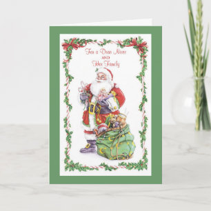Cartes Pour Fêtes Annuelles Pour une chère nièce et sa famille