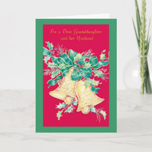 Cartes Pour Fêtes Annuelles Pour une chère petite-fille et son mari