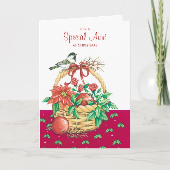 Cartes Pour Fêtes Annuelles Pour une tante spéciale (Devant)