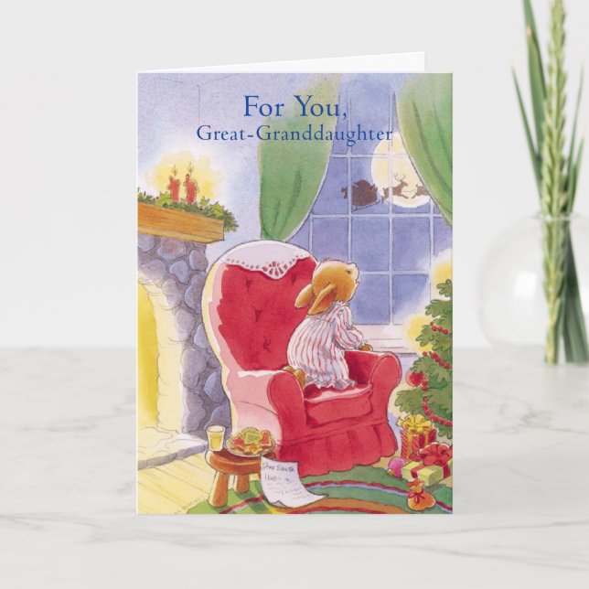Cartes Pour Fêtes Annuelles Pour vous, arrière-petite-fille (Devant)