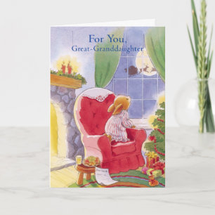 Cartes Pour Fêtes Annuelles Pour vous, arrière-petite-fille