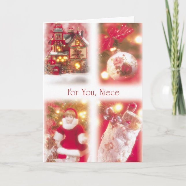 Cartes Pour Fêtes Annuelles Pour vous, nièce (Devant)