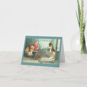 Cartes Pour Fêtes Annuelles Poussin de l'acheteur d'oeufs