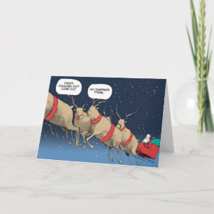 Cartes Pour Fêtes Annuelles Prancer gai