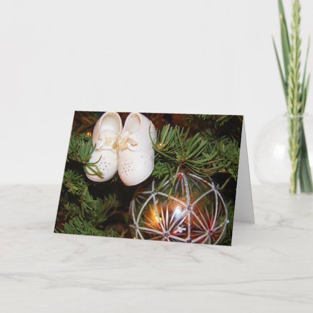 Cartes Pour Fêtes Annuelles Premier Noël du bébé (Devant)